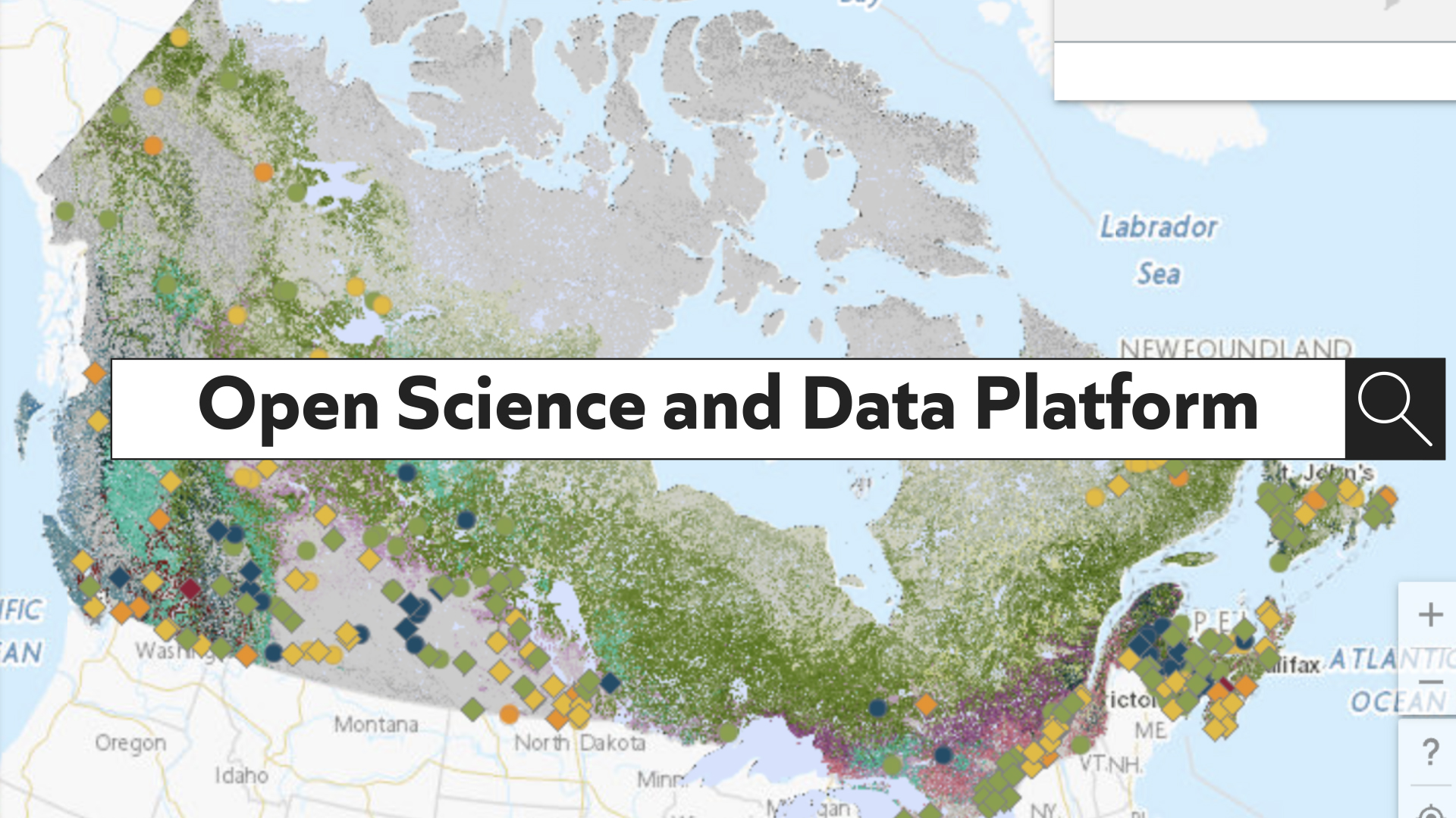 Screenshot of Open Science and Data Platform